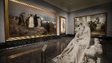 escultura en museo