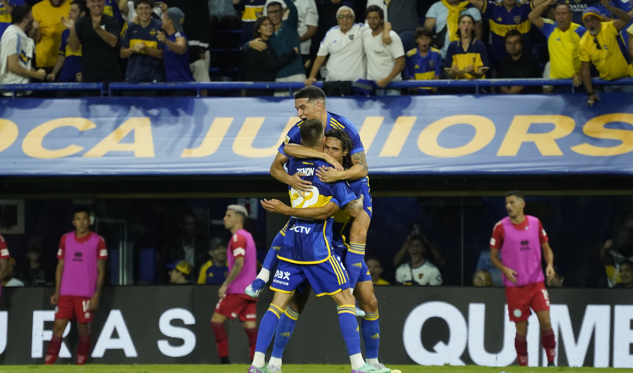 Boca vs Belgrano Cavani 03.03.2024 Foto Maxi Failla